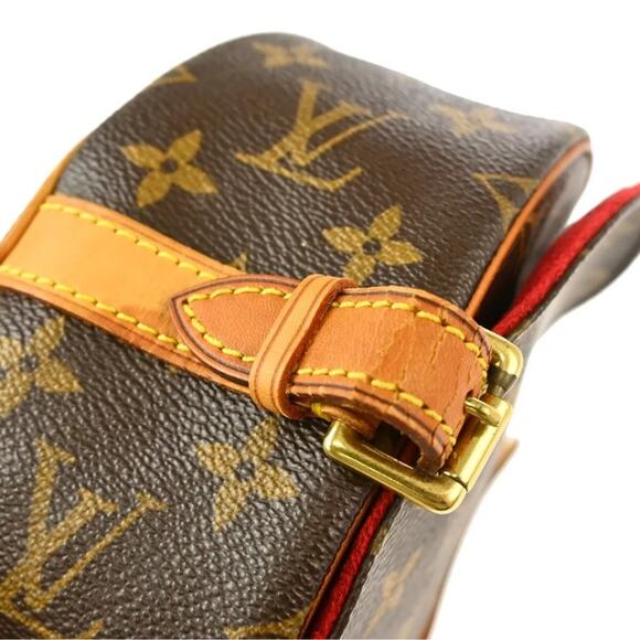 AUTHENTIC LOUIS VUITTON MONOGRAM TAMBOURINE SHOULDER CROSSBODY BAG FL0014 - Picture 6 of 10